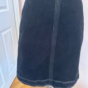 Classic Boden Corduroy Black Skirt